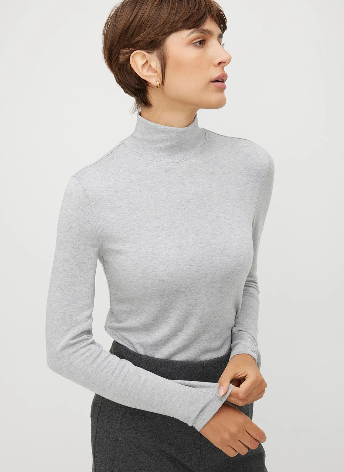 Upgraded Brushed Turtleneck