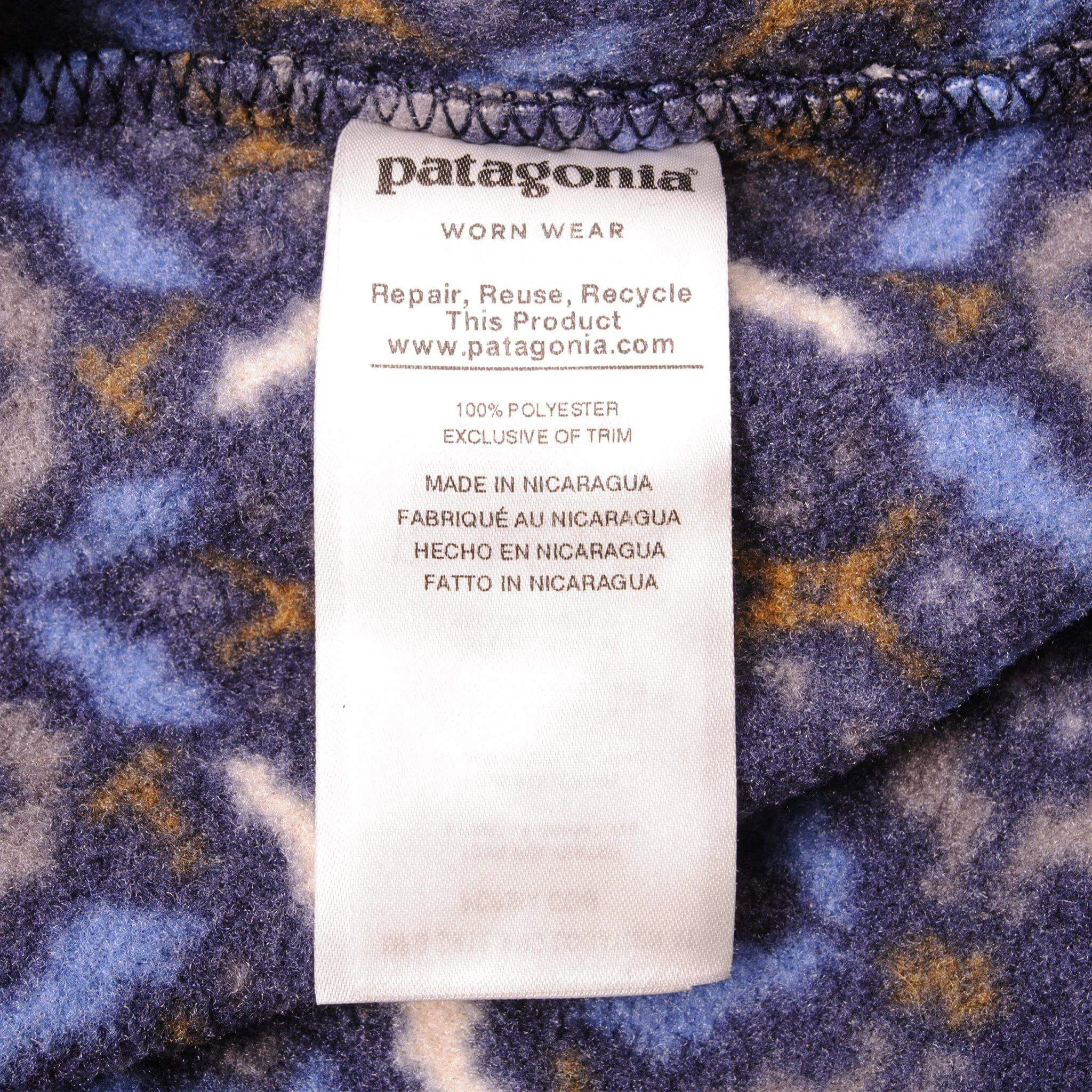 VINTAGE PATAGONIA SYNCHILLA SNAP T FLEECE PULLOVER SIZE 2XL