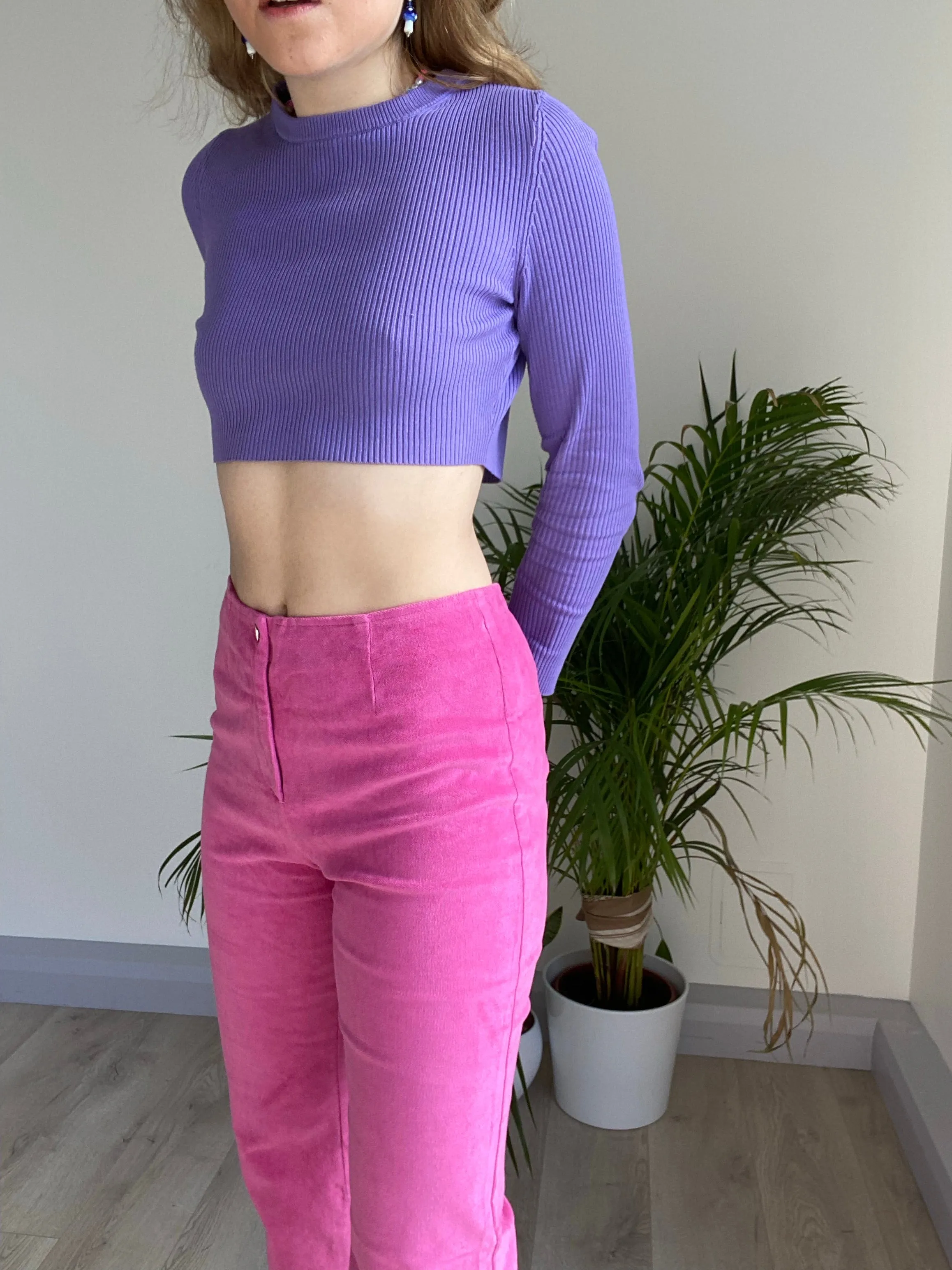 Vintage Pink Trousers (XS-S)