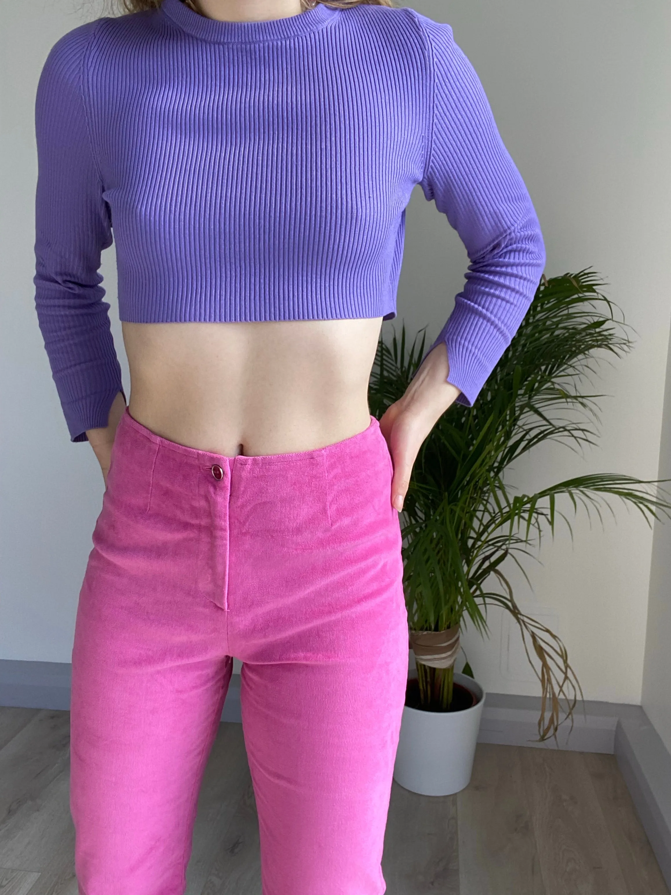 Vintage Pink Trousers (XS-S)