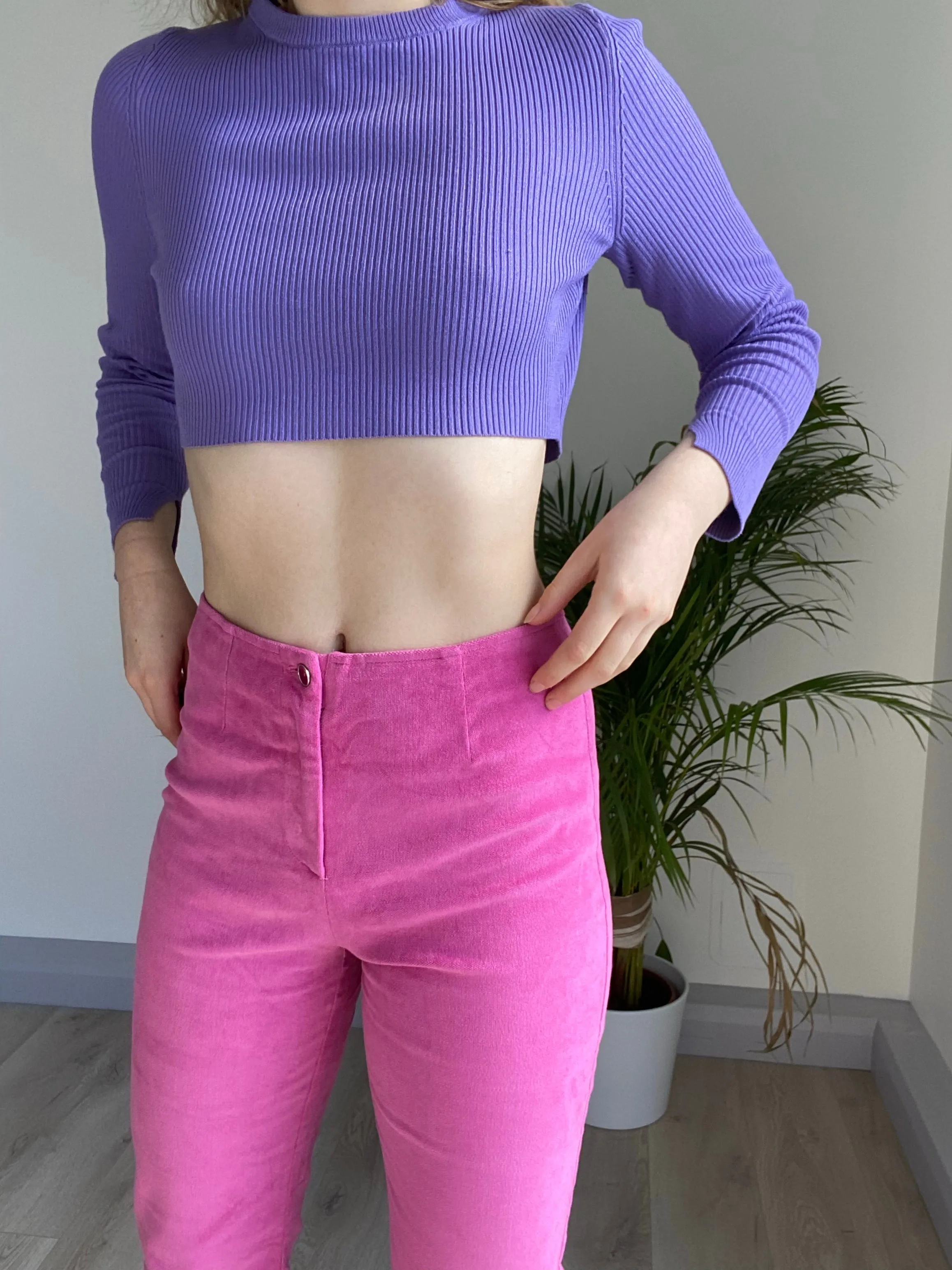 Vintage Pink Trousers (XS-S)