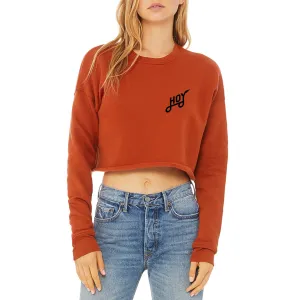 Women's Hoy Classics Crop Sweater - Embers - Last Size