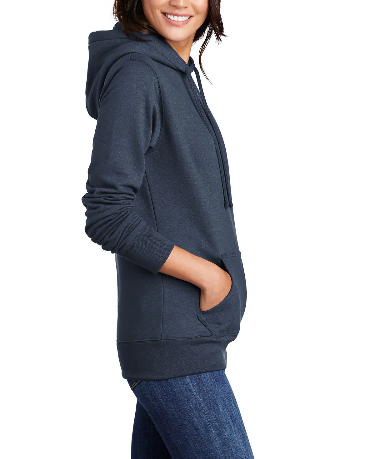 Women's Lightweight Hooded Pullover Fleece Sweatshirt