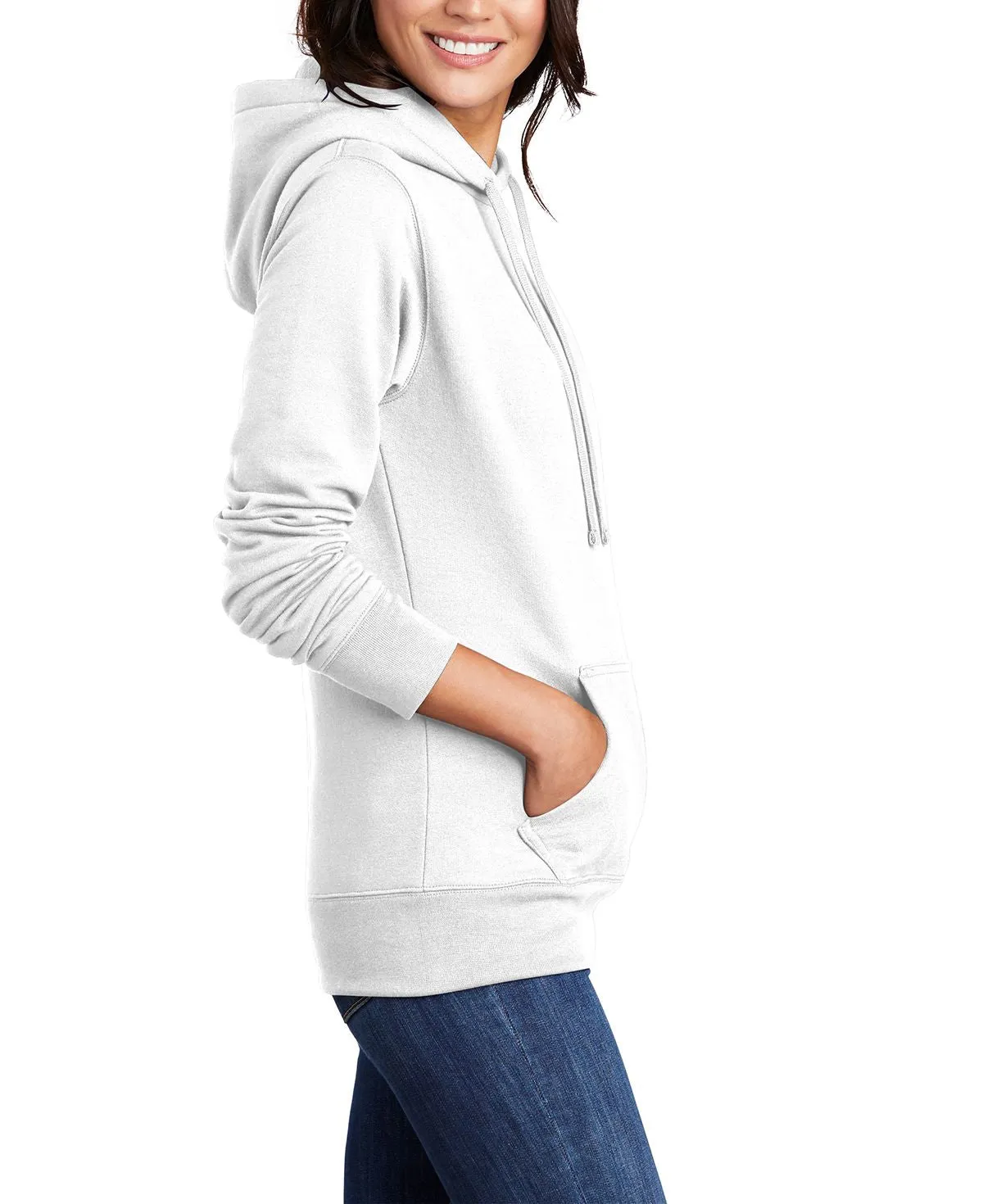 Women's Lightweight Hooded Pullover Fleece Sweatshirt