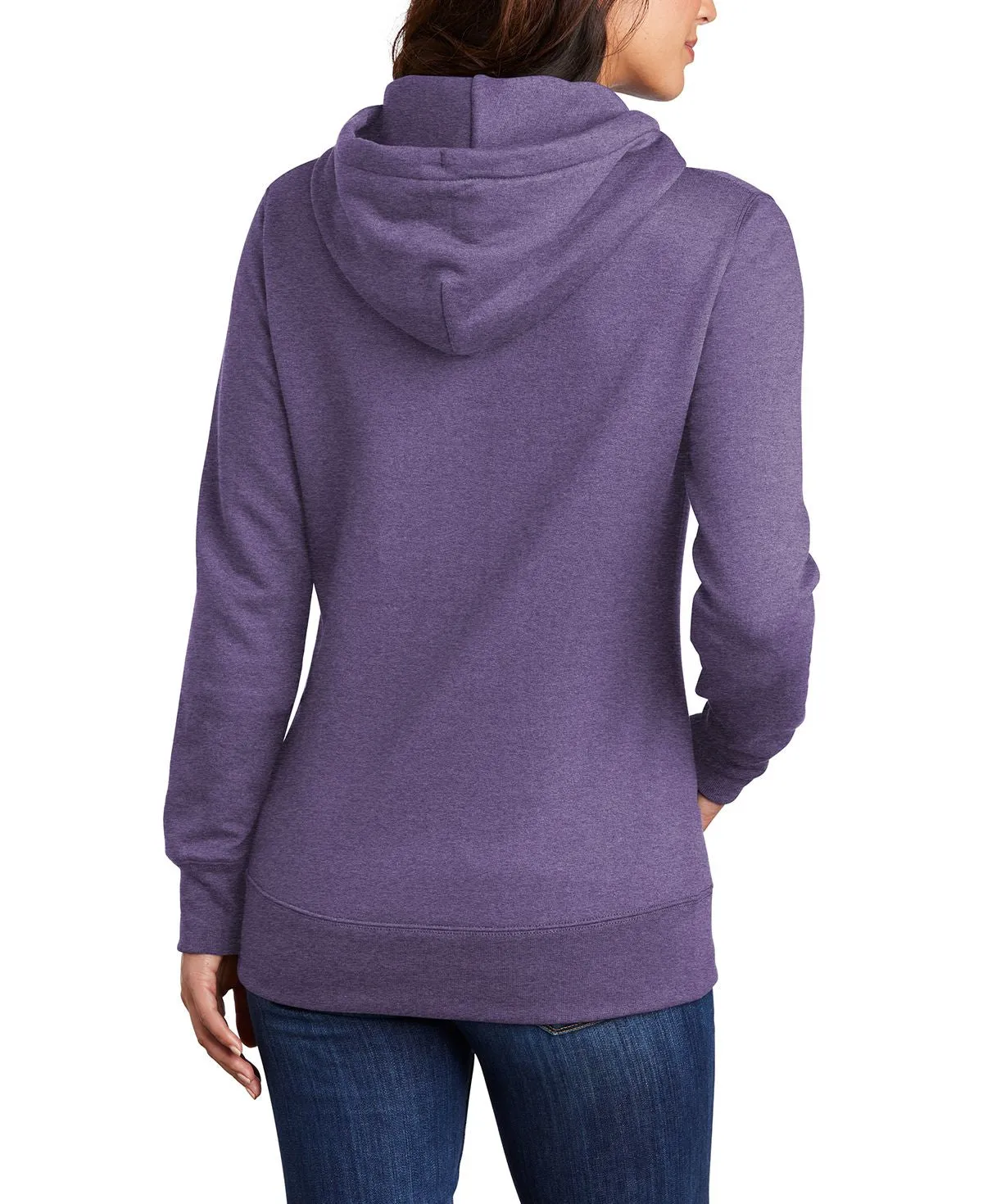 Women's Lightweight Hooded Pullover Fleece Sweatshirt