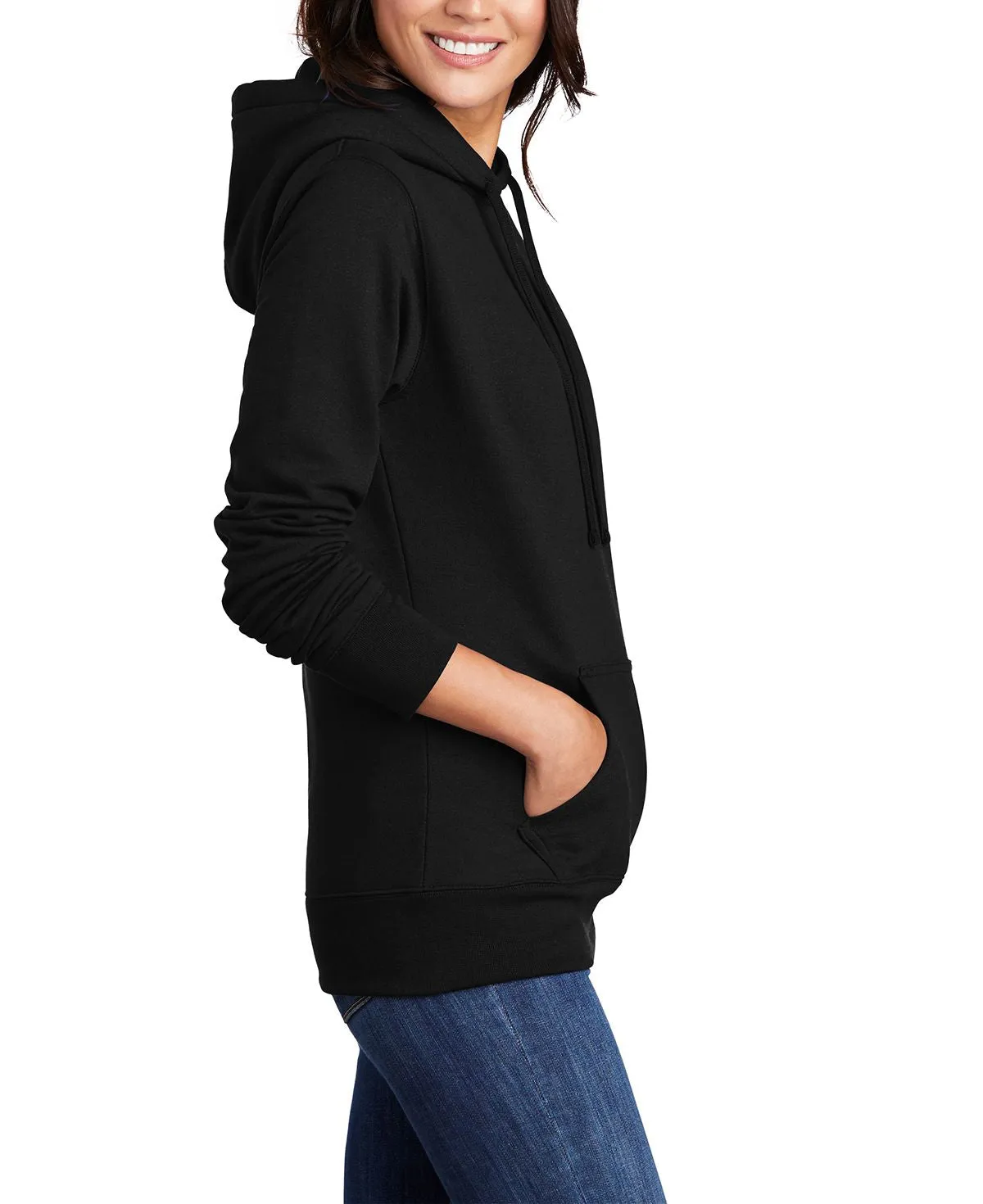 Women's Lightweight Hooded Pullover Fleece Sweatshirt