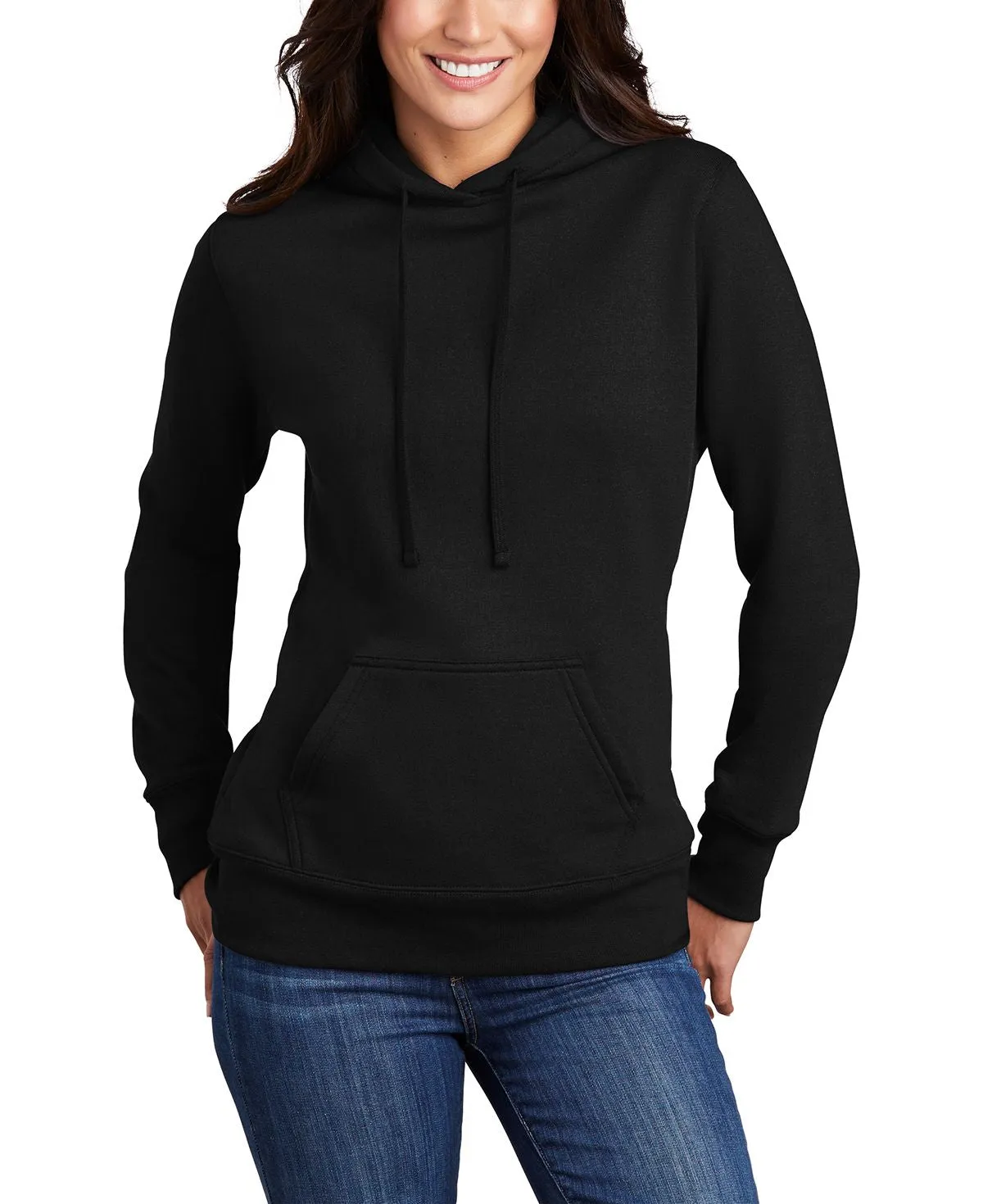 Women's Lightweight Hooded Pullover Fleece Sweatshirt