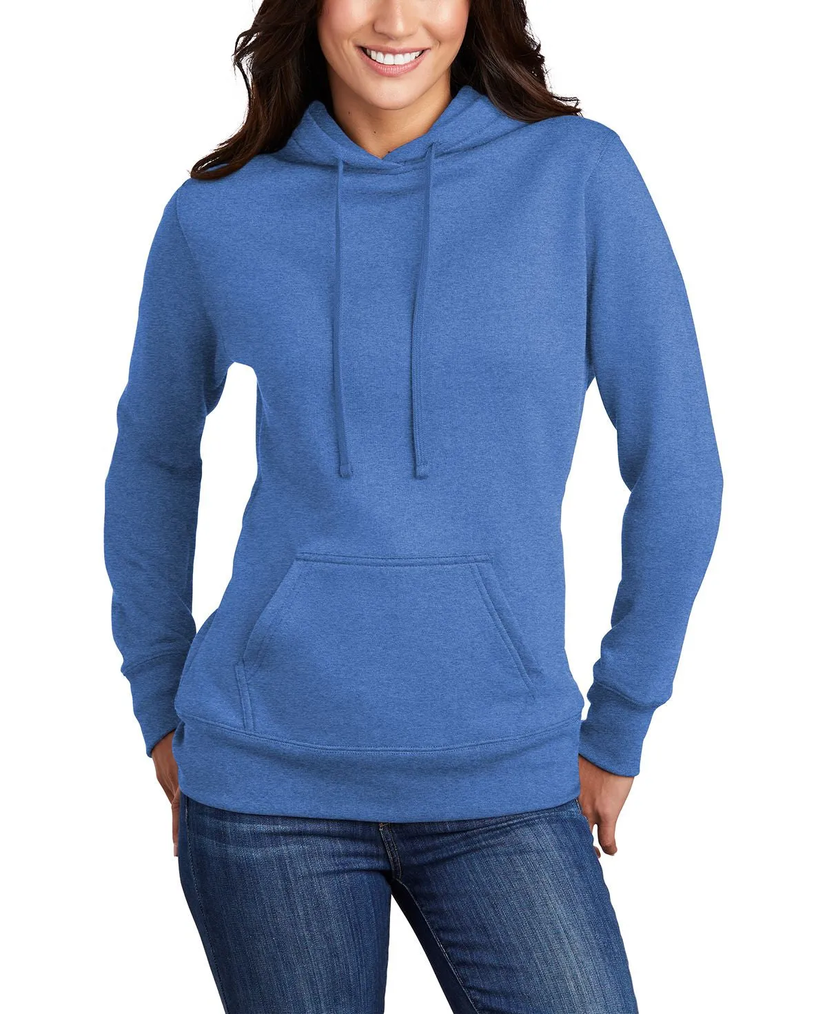 Women's Lightweight Hooded Pullover Fleece Sweatshirt