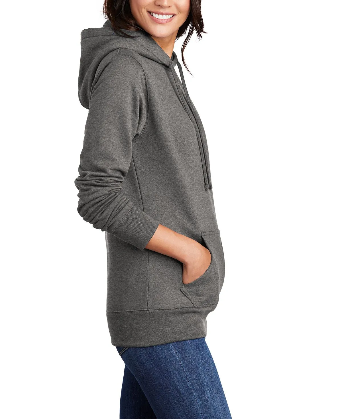 Women's Lightweight Hooded Pullover Fleece Sweatshirt