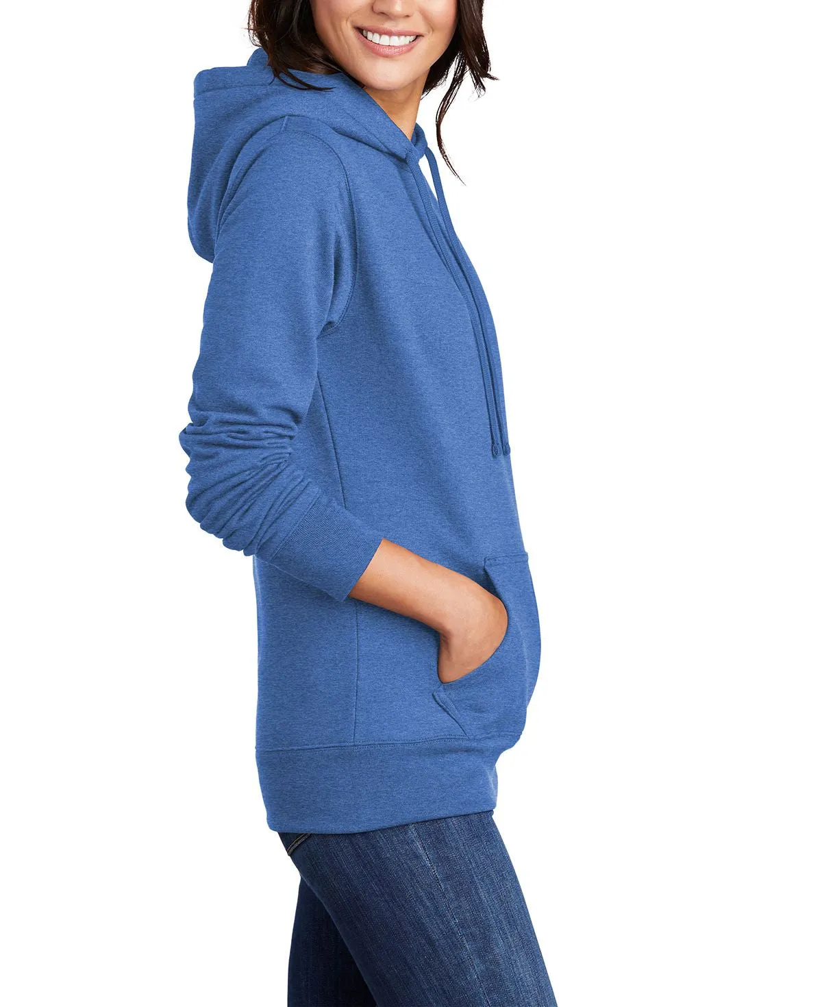 Women's Lightweight Hooded Pullover Fleece Sweatshirt