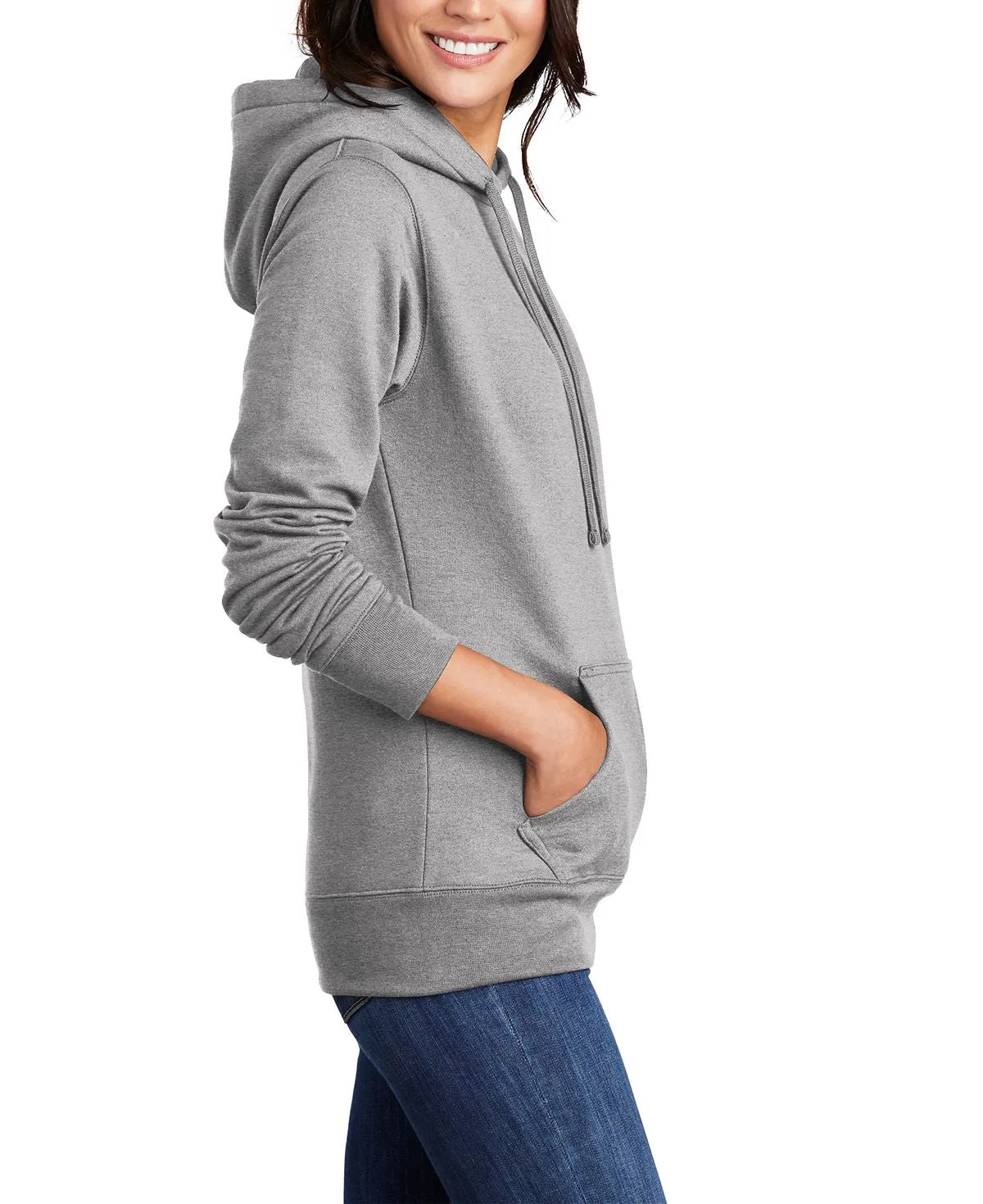 Women's Lightweight Hooded Pullover Fleece Sweatshirt