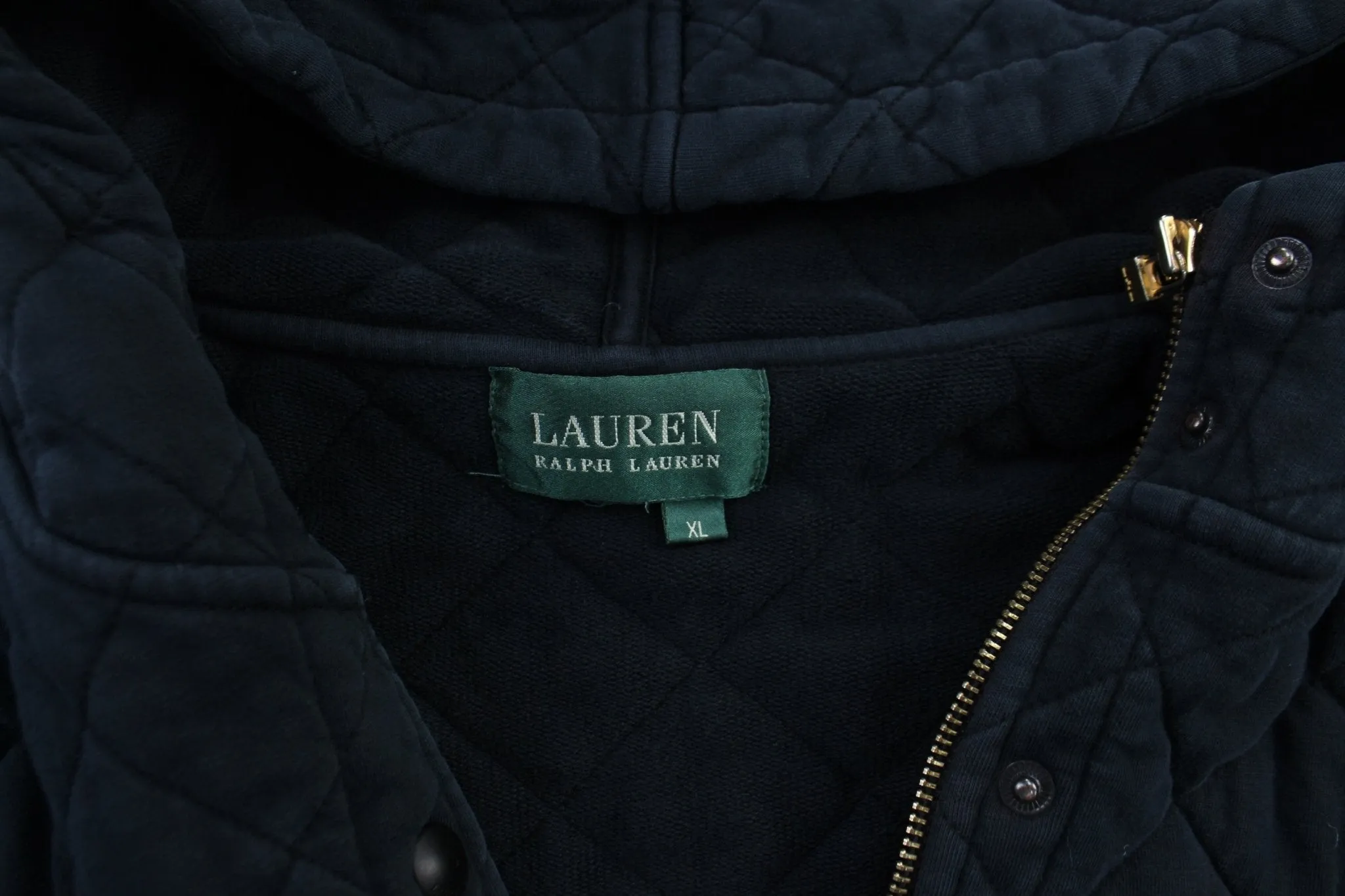 Women's Ralph Lauren Black Quilted Coat