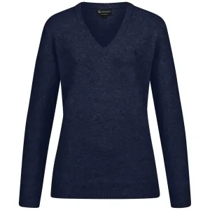 Wool Pullover V Neck Women