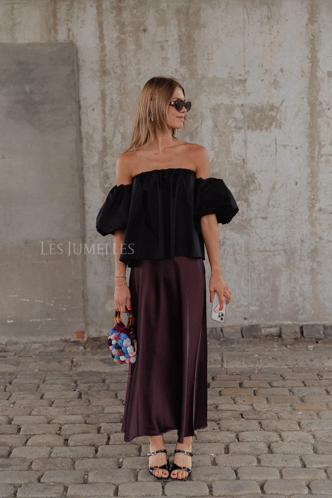 YASPella HW maxi skirt winetasting