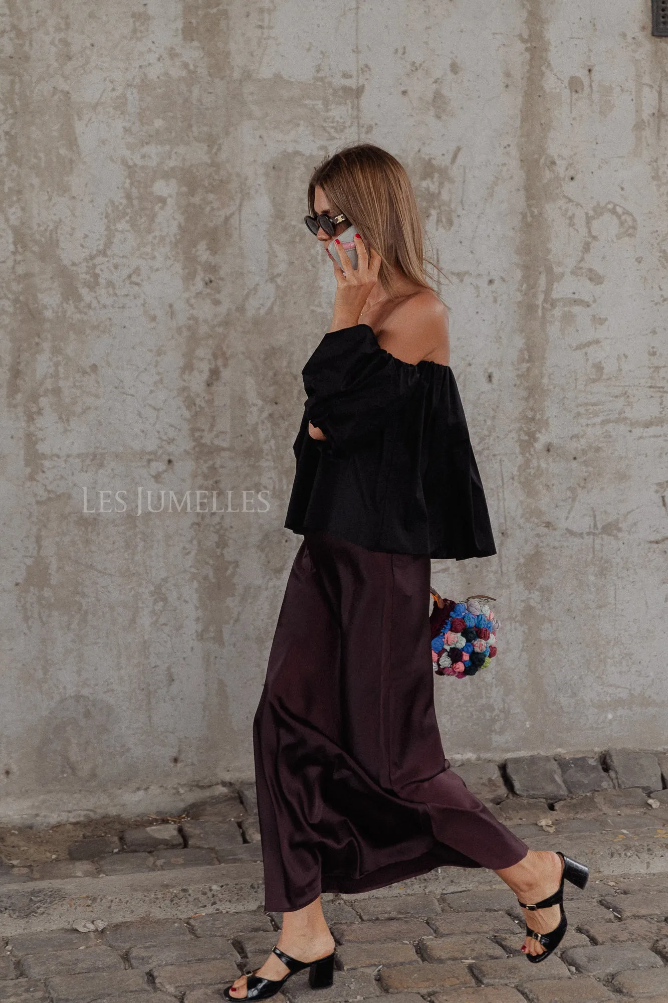 YASPella HW maxi skirt winetasting