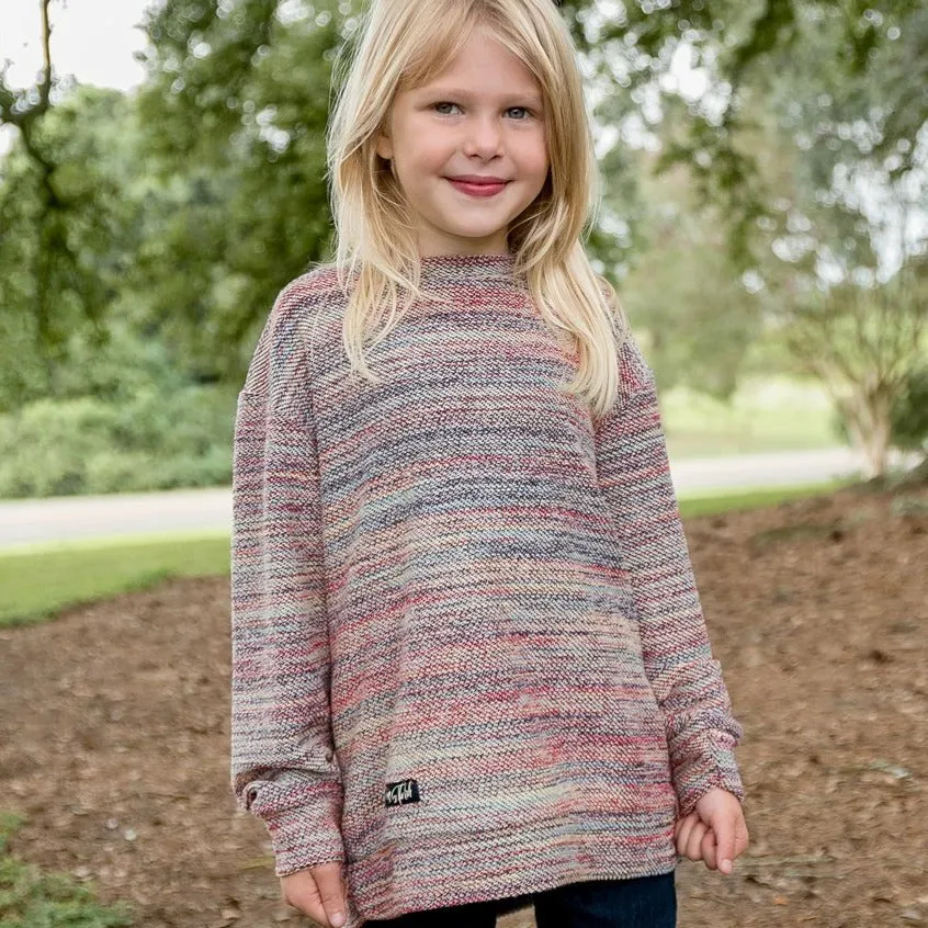 Youth Sunday Morning Sweater - Rainbow