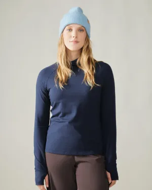 Zenith Turtleneck Sweater - Deep Ocean